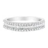 Haus Of Brilliance 14kt White Gold 1/2 Cttw Diamond Modern Band Ring In White