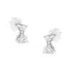 Haus Of Brilliance 14kt White Gold 1/2 Cttw Double Diamond Dangle Stud Earrings In White