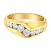 Haus Of Brilliance 14kt Yellow Gold Men's Round Cut Diamond Ring In Yellow