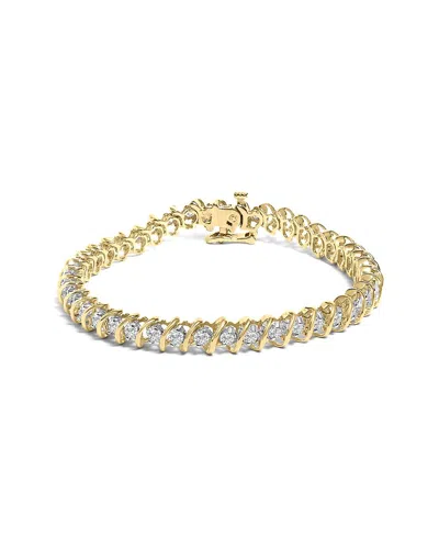 Haus Of Brilliance 18k 3.00 Ct. Tw. Diamond Link Bracelet In Gold