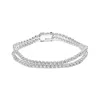 Haus Of Brilliance 18k White Gold 5 3/5 Cttw Natural Diamond Double Row Link Tennis Bracelet In White