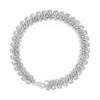 Haus Of Brilliance .925 Sterling 1/2 Cttw Diamond Double Row S-link Bracelet In White