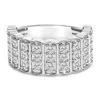 Haus Of Brilliance .925 Sterling Silver 1 1/2 Cttw Lab Grown Diamond 11 Row Band Ring In White