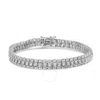 Haus Of Brilliance .925 Sterling Silver 1.0 Cttw Diamond Collar Line Link Bracelet (i-j Color In White