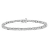 Haus Of Brilliance .925 Sterling Silver 1.0 Cttw Miracle-set Diamond Tennis Bracelet In White