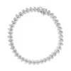 Haus Of Brilliance .925 Sterling Silver 1.0 Cttw Round Miracle-set Diamond 7" Tennis Bracelet In White