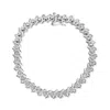 Haus Of Brilliance .925 Sterling Silver 1/2 Cttw Diamond Miracle Set "s" Link Tennis Bracelet In White