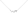 Haus Of Brilliance .925 Sterling Silver 1/5 Cttw Diamond Leaf And Branch Pendant Necklace -18" In White