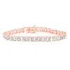 Haus Of Brilliance .925 Sterling Silver 2.0 Cttw Diamond Fan-shaped Fancy Chevron Link Tennis Bracelet