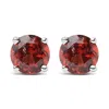Haus Of Brilliance .925 Sterling Silver 3.5 Mm Created Birthstone Solitaire Stud Earrings