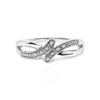 Haus Of Brilliance 925 Sterling Silver Diamond Accent Bypass And Split Shank Band Ring In White
