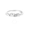 Haus Of Brilliance .925 Sterling Silver Diamond Accent "mom" Ring In White