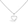 Haus Of Brilliance Silver 0.25 Ct. Tw. Lab-grown Diamond Pendant Necklace In White