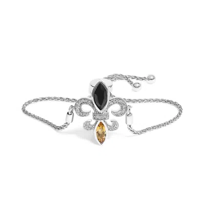 Haus Of Brilliance .925 Sterling Silver Marquise Black Onyx