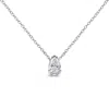 Haus Of Brilliance .925 Sterling Silver Miracle Set Princess-cut Diamond Solitaire Stud Earrings In White