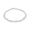 Haus Of Brilliance .925 Sterling Silver Prong Set Diamond Accent Curved Spiral Link Bracelet In White