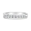 Haus Of Brilliance Igi Certified 1/2 Cttw Round Brilliant Cut Diamond 18k White Gold Channel Set Eternity Style Wedding In White