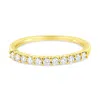 Haus Of Brilliance Igi Certified 1/4 Cttw Diamond 10k Yellow Gold Prong Set Fluted Band Style Ring In Yellow