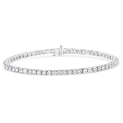 Haus Of Brilliance Igi Certified Diamond 14k White Gold Classic 7" Tennis Bracelet