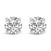 Haus Of Brilliance Platinum 7.00 Cttw Round Lab Grown Diamond Solitaire Stud Earrings In Silver