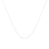 HAUS OF BRILLIANCE HAUS OF BRILLIANCE SOLID 10K WHITE GOLD 0.5MM ROPE CHAIN NECKLACE. UNISEX CHAIN - SIZE 16" INCHES