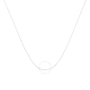 Haus Of Brilliance Solid 10k White Gold 0.5mm Rope Chain Necklace. Unisex Chain - Size 18" Inches In White