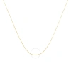 HAUS OF BRILLIANCE HAUS OF BRILLIANCE SOLID 10K YELLOW GOLD 0.5MM ROPE CHAIN NECKLACE. UNISEX CHAIN - SIZE 16" INCHES
