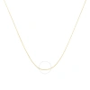 Haus Of Brilliance Solid 10k Yellow Gold 0.5mm Rope Chain Necklace. Unisex Chain - Size 18" Inches In Yellow