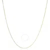HAUS OF BRILLIANCE HAUS OF BRILLIANCE SOLID 14K YELLOW GOLD 0.75MM CLASSIC BOX CHAIN NECKLACE - UNISEX CHAIN