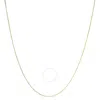 Haus Of Brilliance Solid 14k Yellow Gold 0.75mm Classic Box Chain Necklace - Unisex Chain In Yellow