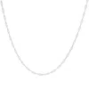 Haus Of Brilliance Unisex Solid 14k Gold 2.5mm Paperclip Chain Necklace In Multi