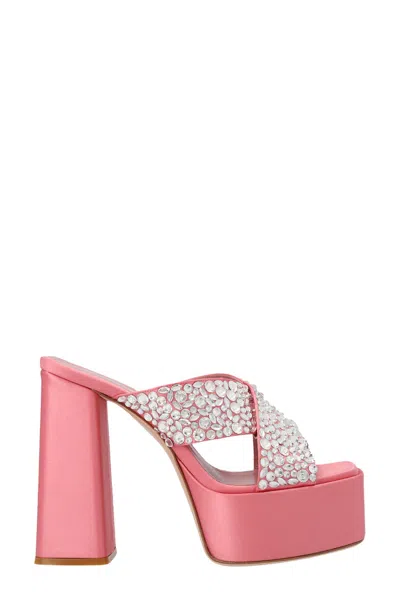 HAUS OF HONEY HAUS OF HONEY CROSSED BAND SANDALS