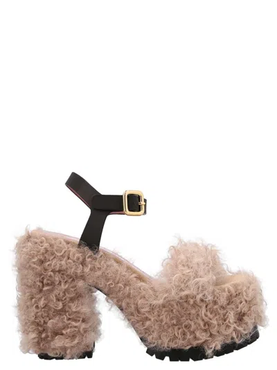 Haus Of Honey 'kalgan' Sandals In Multi
