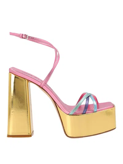 HAUS OF HONEY PLATFORM SANDALS