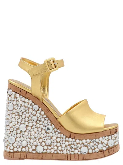 Haus Of Honey Shoes In Gold