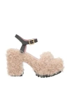 Haus Of Honey Woman Sandals Beige Size 10 Soft Leather In Beige