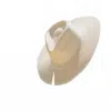 Haus Of Trade Sunbleached Fine Palm Rancher Hat In White