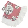 Haute Baby Baby Girls Sweet Blush Receiving Blanket In Pink/white/grey