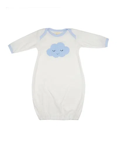 Haute Baby Kids' Boy's Sleepy Time Cloud Cotton Gown In Blue