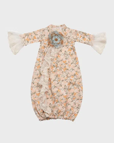 Haute Baby Kids' Girl's Ava's Garden Nightgown In Multi