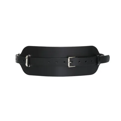 Haute Cuir Black Calen Waist Belt