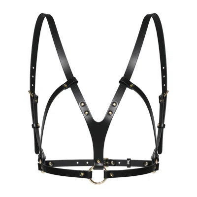 Haute Cuir Black Elara Body Harness