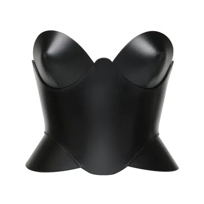 Haute Cuir Black Oren Leather Corset