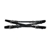 Haute Cuir Women's Black Double Wrap Leather Belt In Black