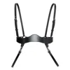 Haute Cuir Women's Black Loela Underbust Leather Harness In Black