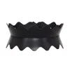 Haute Cuir Women's Black Moire Hourglass Corset Belt In Black