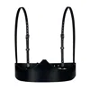 Haute Cuir Women's Venus Black Leather Underbust Harness In Black
