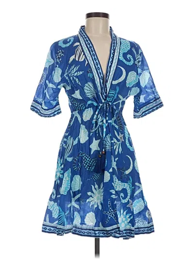 Pre-owned Haute Hippie Casual Dress In Blue