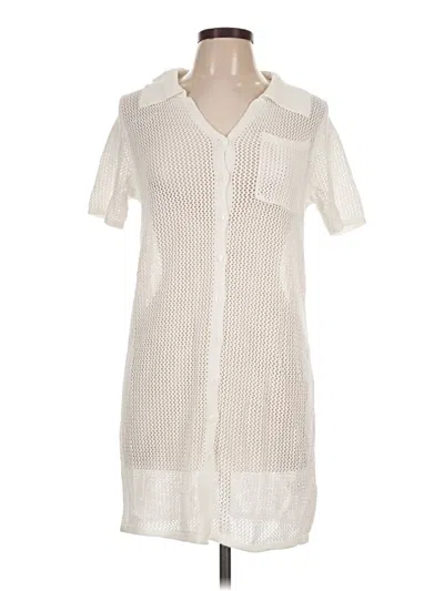 Pre-owned Haute Hippie Casual Dress In Ivory
