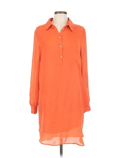 Pre-owned Haute Hippie Casual Dress In Orange